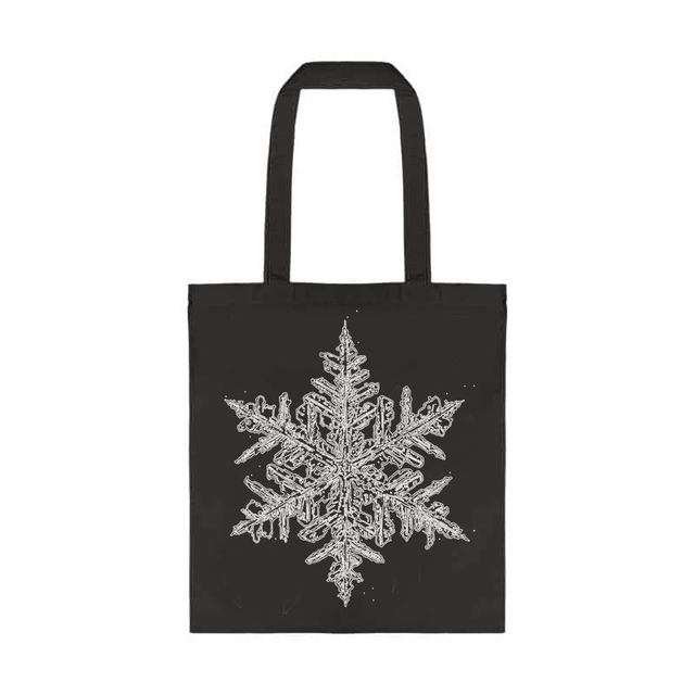 CLEGANE / TOTE BAG WHITE OF THE EYE BLACK (RECTO VERSO)