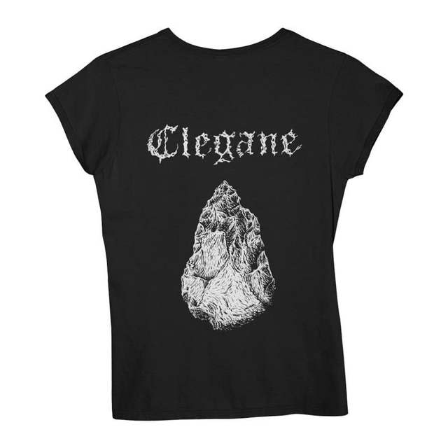 CLEGANE / T-SHIRT FUNERAL AT SEA BLACK (woman's cut)