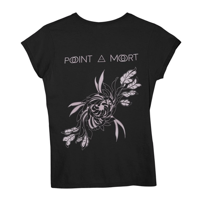 POINT MORT / T-SHIRT POINTLESS... BLACK (woman's cut)