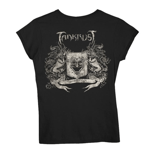 TANKRUST / T-SHIRT OPPOSITE TERROR BLACK (woman's cut)