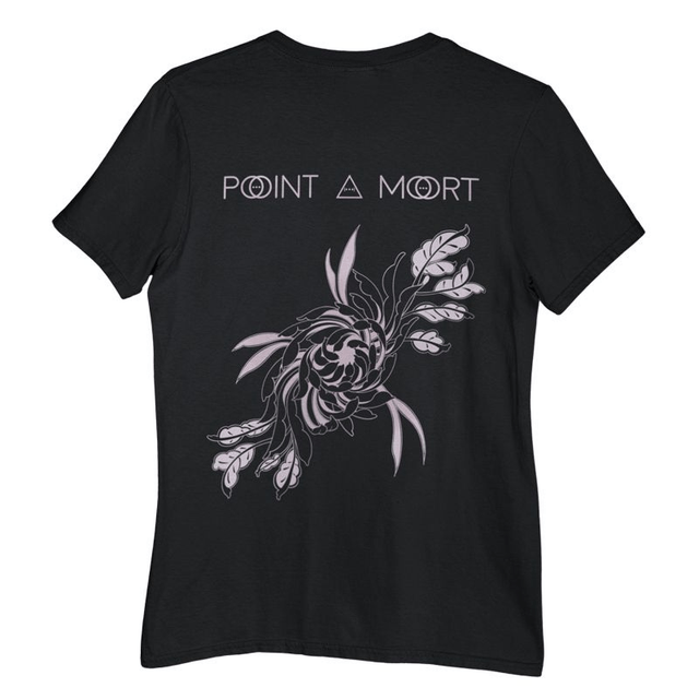 POINT MORT / T-SHIRT POINTLESS... BLACK (man's cut) S