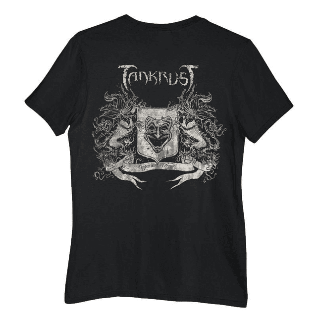 TANKRUST / T-SHIRT OPPOSITE TERROR BLACK (man&#039;s cut)