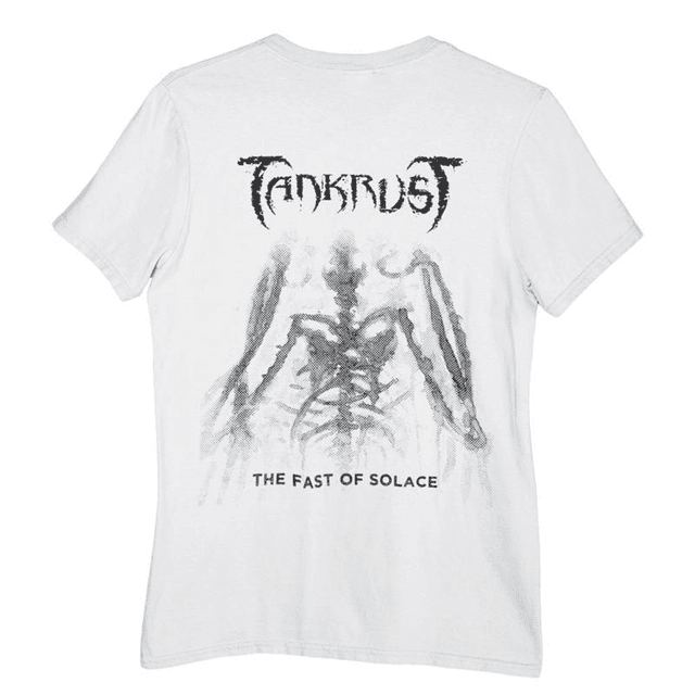 TANKRUST / T-SHIRT THE FAST OF SOLACE WHITE (man&#039;s cut)